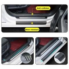 Self-Adhesive Nano Anti-Collision Strip 5D Carbon Fibre Pattern Anti-Scratch Tape Ideal for Car Protection and Decoration Interior & Exterior (Black) Self-Adhesive Nano Anti-Collision Strip 5D Carbon Fibre Pattern Anti-Scratch Tape Ideal for Car Protection and Decoration Interior & Exterior (Black)